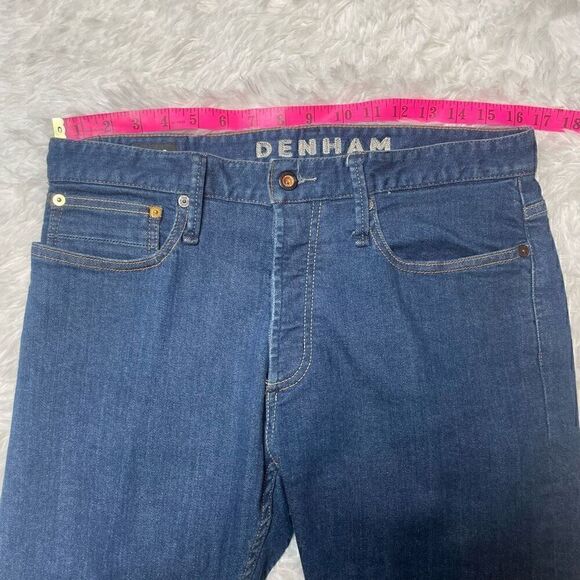 Denham Razor Slim Jeans Selvedge Mens Size W31 L32 Blue Denim Stretch - Picture 6 of 12